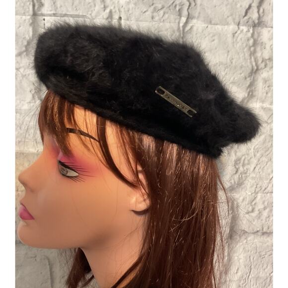 Parkhurst Angora / Lambswool Blend Fur Hat Black - Picture 1 of 11